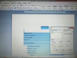 Membuat Daftar Isi Otomatis Tidak Pake Ribet