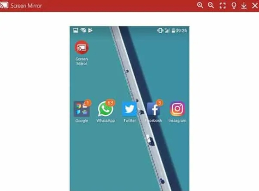 Menggunakan Screen Mirror