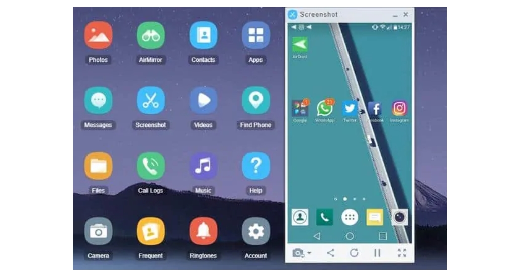 Menggunakan Airdroid
