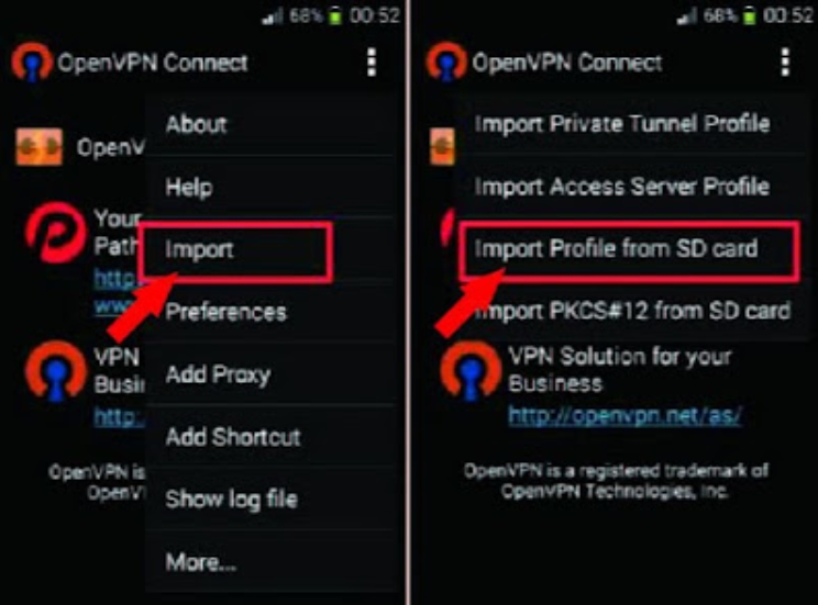 Setting Aplikasi OpenVPN