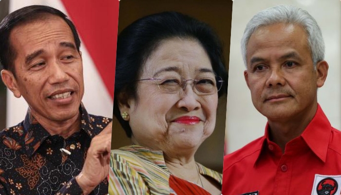 Jokowi, Megawati dan Ganjar
