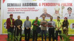 Komisi Kerawam Keuskupan Agung Medan menggelar seminar politik bertema Pendidikan Kaum Muda Katolik Ditinjau dari Perspektif Gereja.